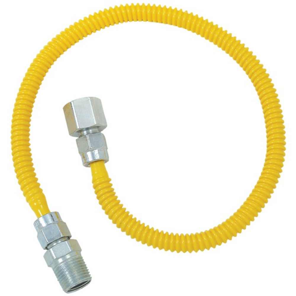 BrassCraft(R) CSSL54-48 Gas Dryer & Water Heater Flex-Line (3/8 OD (1/