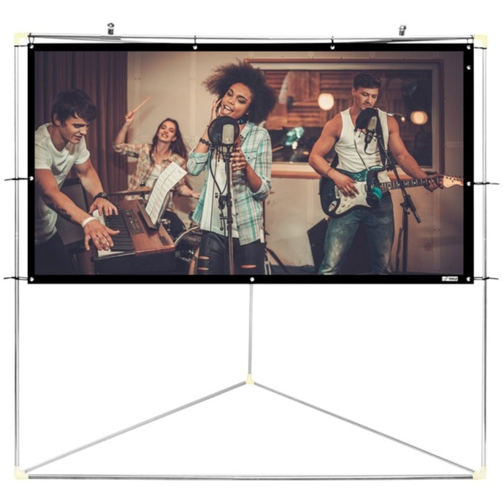 Pyle Home(R) PRJTPOTS81 Portable Outdoor Projection Screen (80)