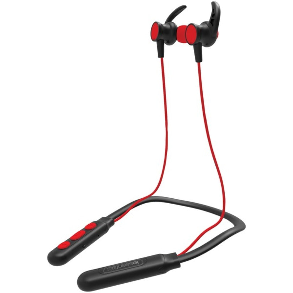 iEssentials IEN-BTEFX-RD Flex Neck Band Sport Series Bluetooth Earbuds