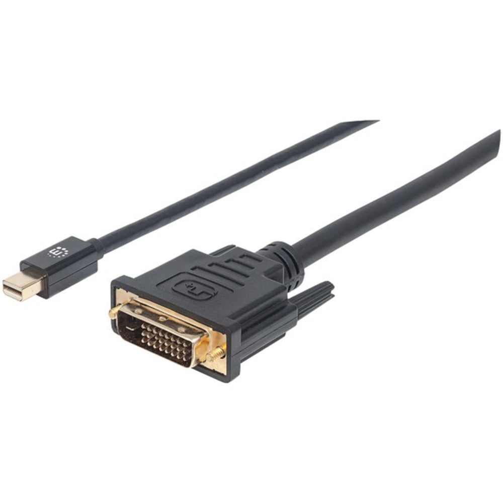 Manhattan 152150 Mini DisplayPort 1.2a Male to DVI 24+1 Male Cable, 6f