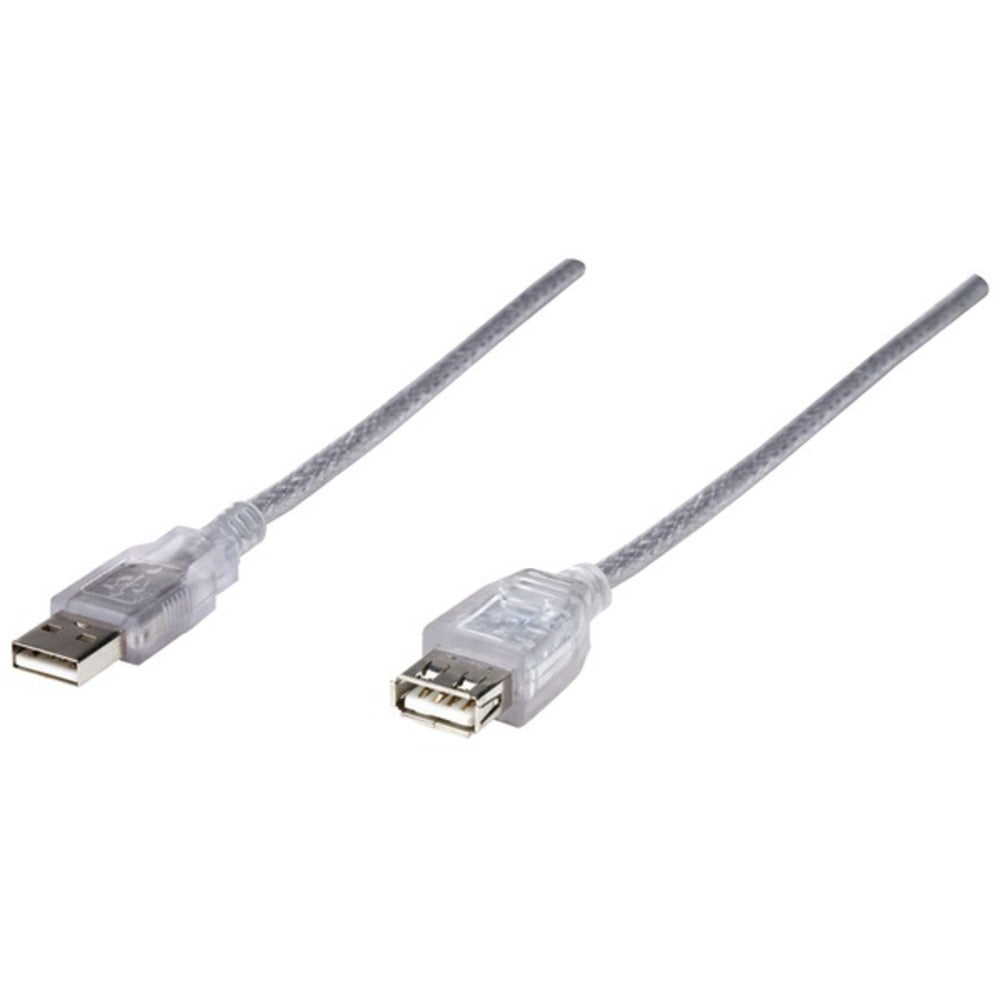 Manhattan(R) 340496 A-Male to A-Female USB 2.0 Cable (10ft)