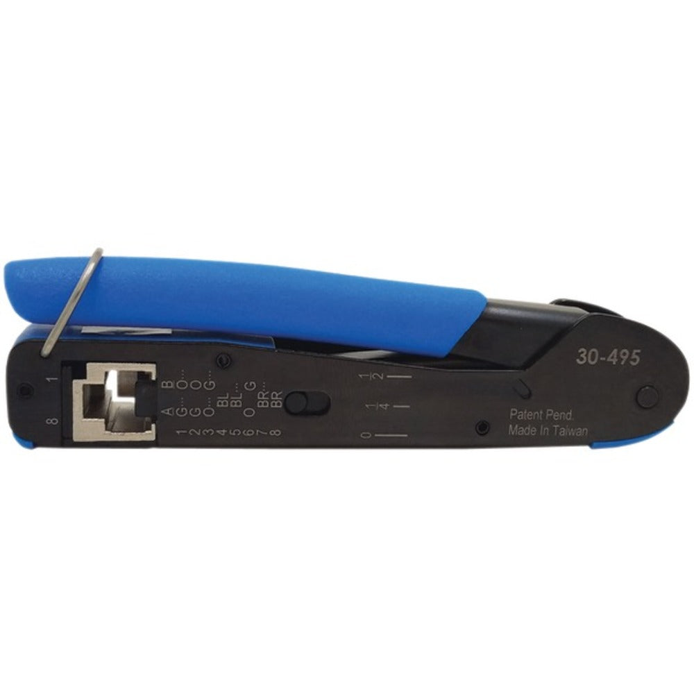 IDEAL(R) 30-495 FT-45(TM) Feed-Thru Mod Plug Crimp Tool