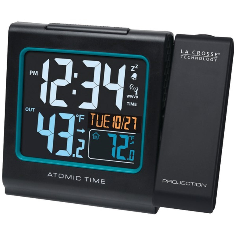 La Crosse Technology(R) 616-146 Projection Alarm with Color Display