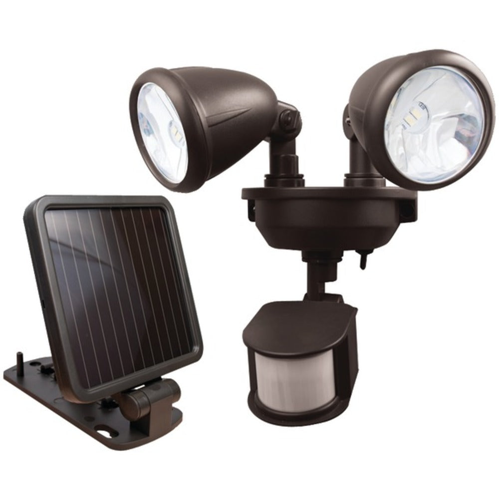 MAXSA(R) Innovations 44216 Dual-Head Solar Spotlight (Dark Bronze)