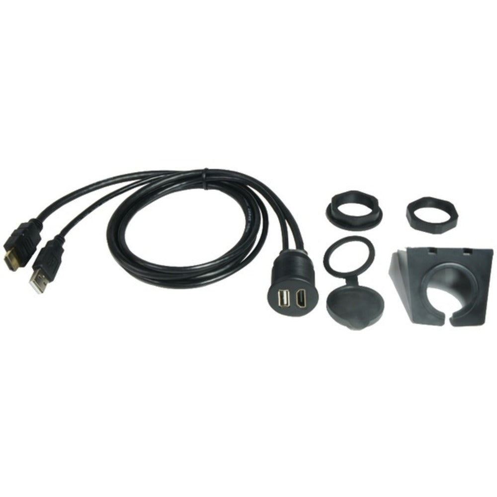 PAC(R) HDMI-USB-CBL Dash-Mount Extension Cables for HDMI(R) & USB, 3ft
