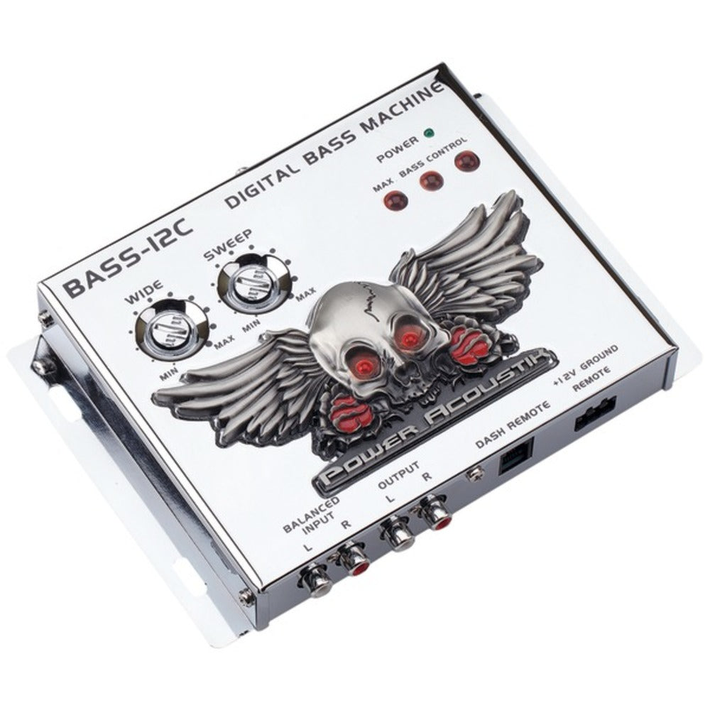 Power Acoustik(R) BASS-12C BASS-12C Digital Bass Machine with Chrome F
