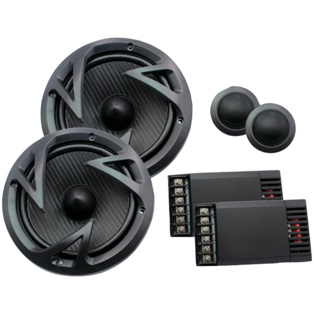 Power Acoustik(R) EF-60C Edge Series 6.5 500-Watt 2-Way Component Spea