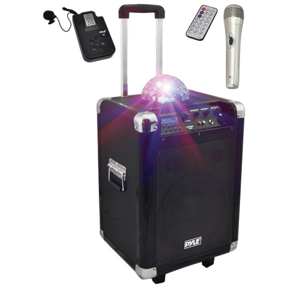 Pyle Pro PCMX280B Disco Jam 400-Watt Bluetooth Portable PA Speaker Sys