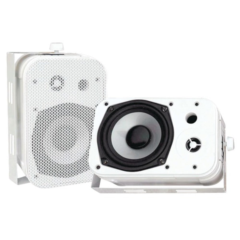 Pyle(R) PDWR40W 5.25 Indoor/Outdoor Waterproof Speakers (White)