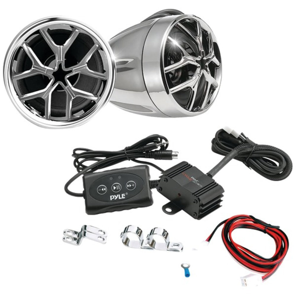 Pyle PLMCA51BT Cycle Series 1,400-Watt Mounted Motorcycle/ATV/Snowmobi