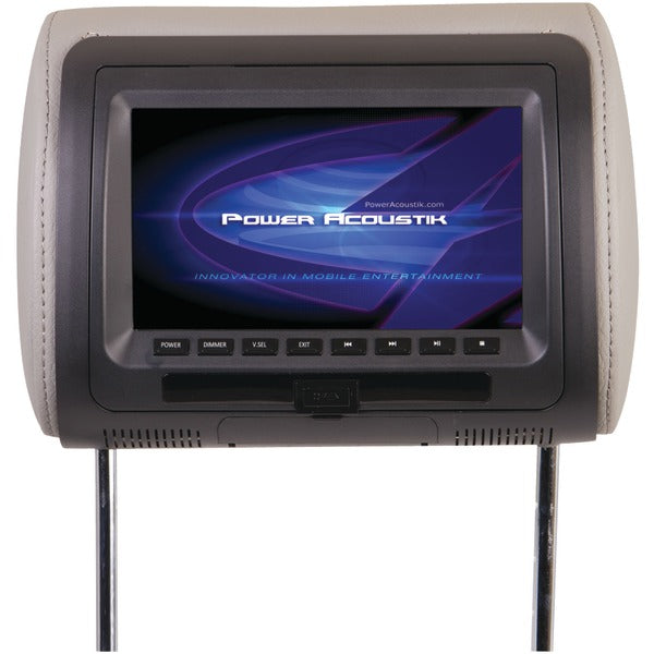 Headrest with DVD