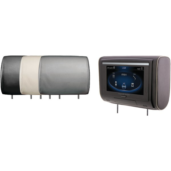Headrest with DVD